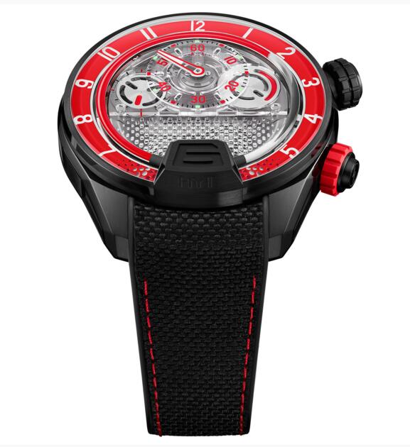 Cheap Luxury Replica HYT H4 Red Fluid 512-TD-68-RF-RN watch